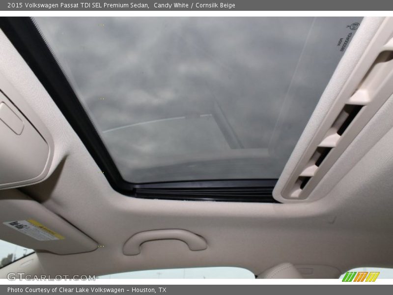 Candy White / Cornsilk Beige 2015 Volkswagen Passat TDI SEL Premium Sedan