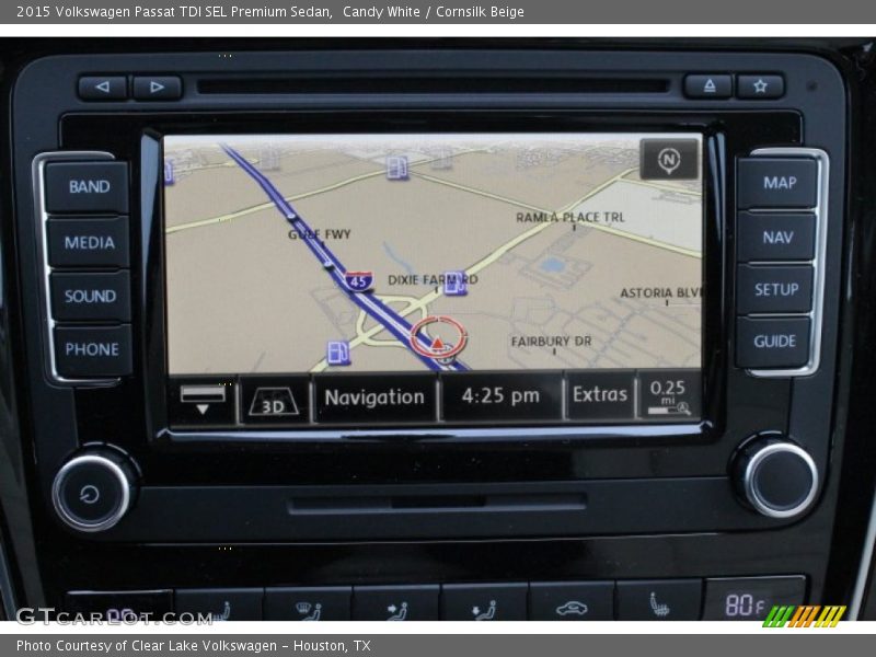 Navigation of 2015 Passat TDI SEL Premium Sedan