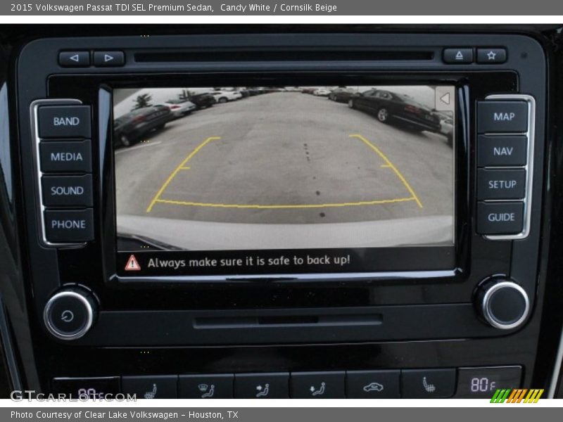 Candy White / Cornsilk Beige 2015 Volkswagen Passat TDI SEL Premium Sedan