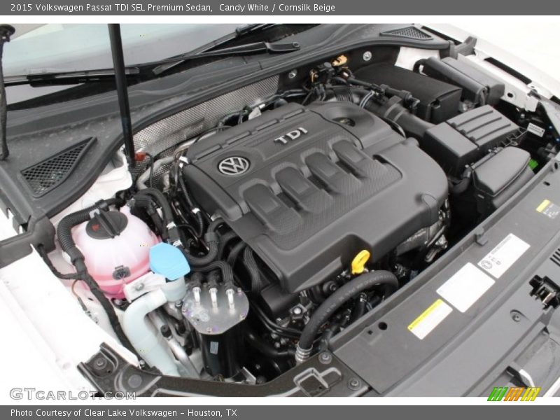  2015 Passat TDI SEL Premium Sedan Engine - 2.0 Liter TDI DOHC 16-Valve Turbo-Diesel 4 Cylinder
