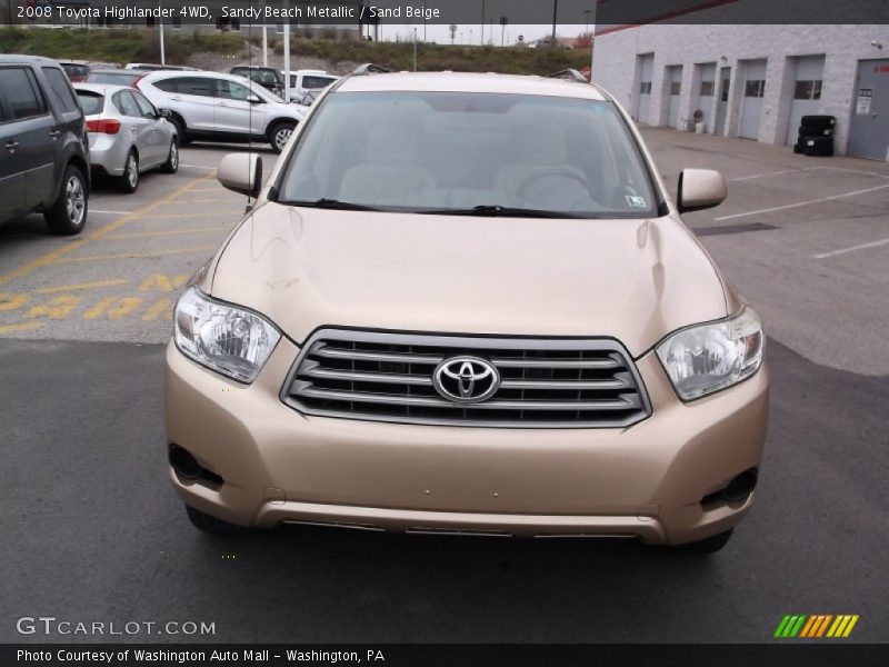 Sandy Beach Metallic / Sand Beige 2008 Toyota Highlander 4WD