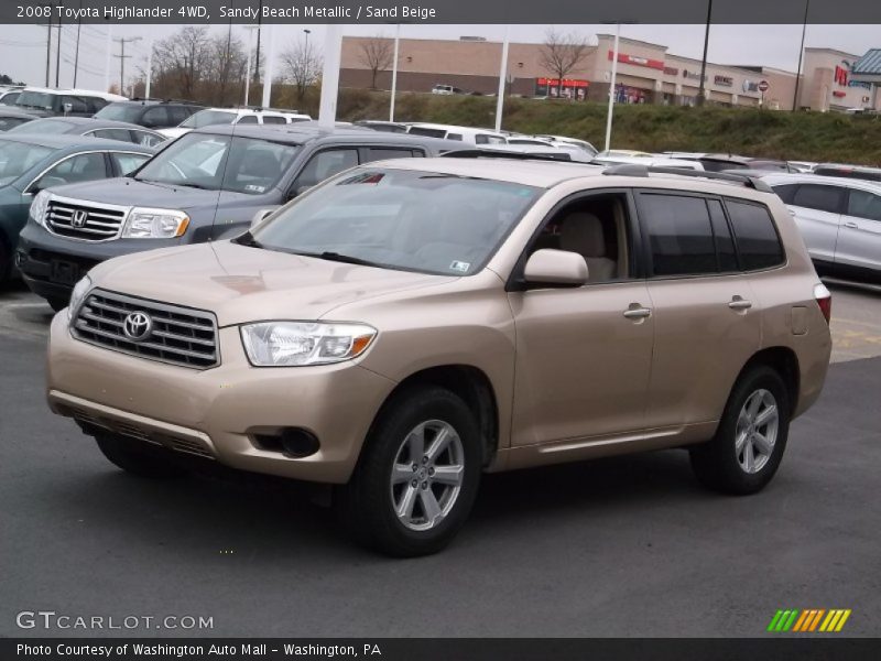 Sandy Beach Metallic / Sand Beige 2008 Toyota Highlander 4WD
