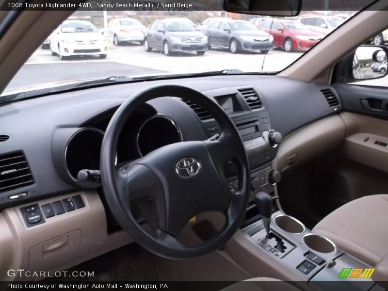 Sandy Beach Metallic / Sand Beige 2008 Toyota Highlander 4WD