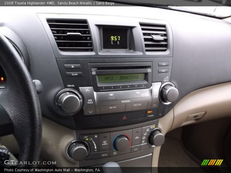 Sandy Beach Metallic / Sand Beige 2008 Toyota Highlander 4WD