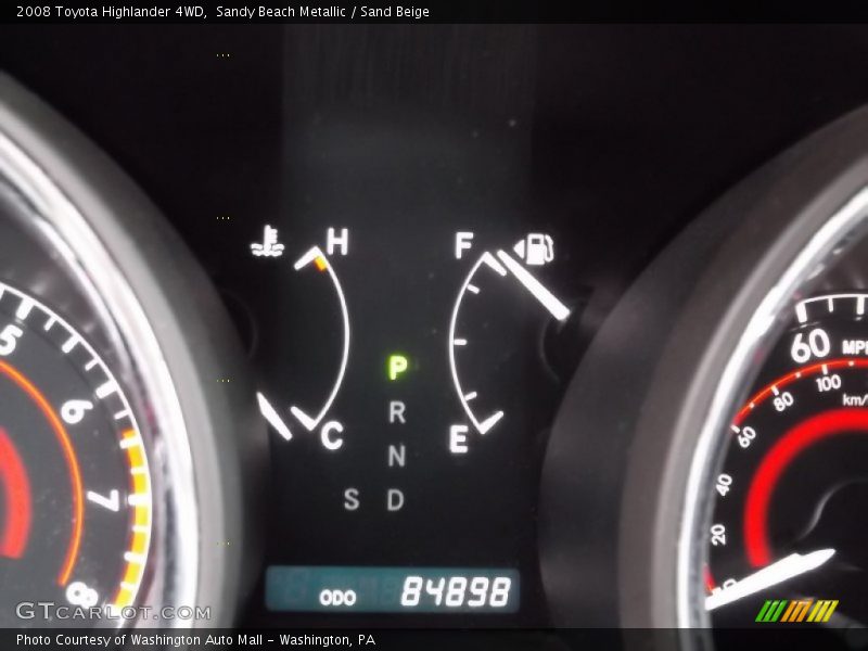 Sandy Beach Metallic / Sand Beige 2008 Toyota Highlander 4WD