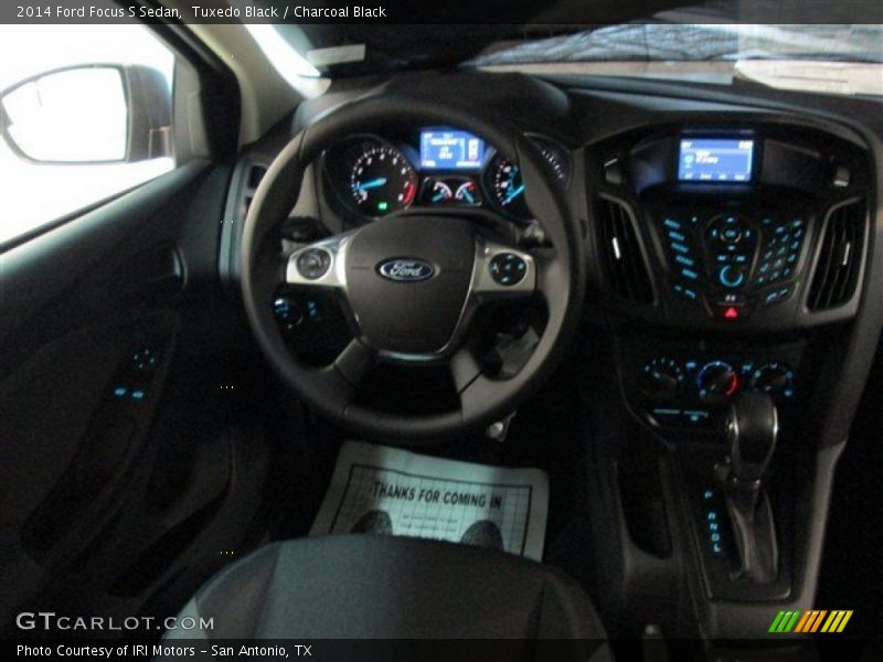 Tuxedo Black / Charcoal Black 2014 Ford Focus S Sedan