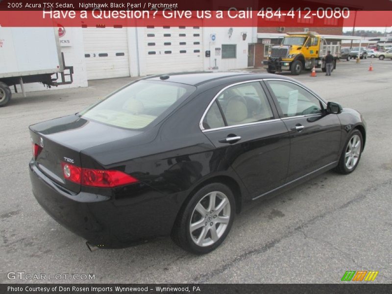 Nighthawk Black Pearl / Parchment 2005 Acura TSX Sedan