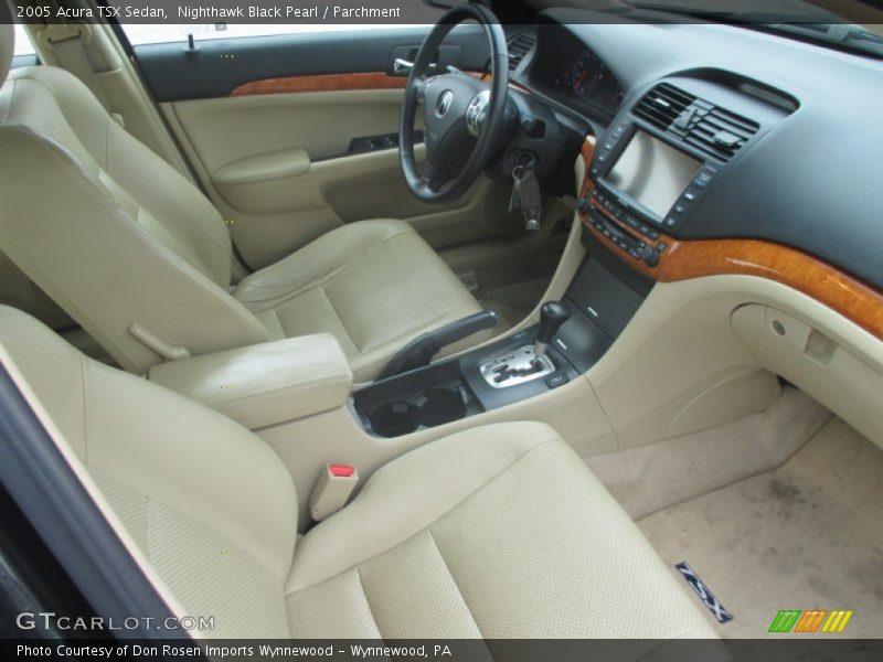 Nighthawk Black Pearl / Parchment 2005 Acura TSX Sedan