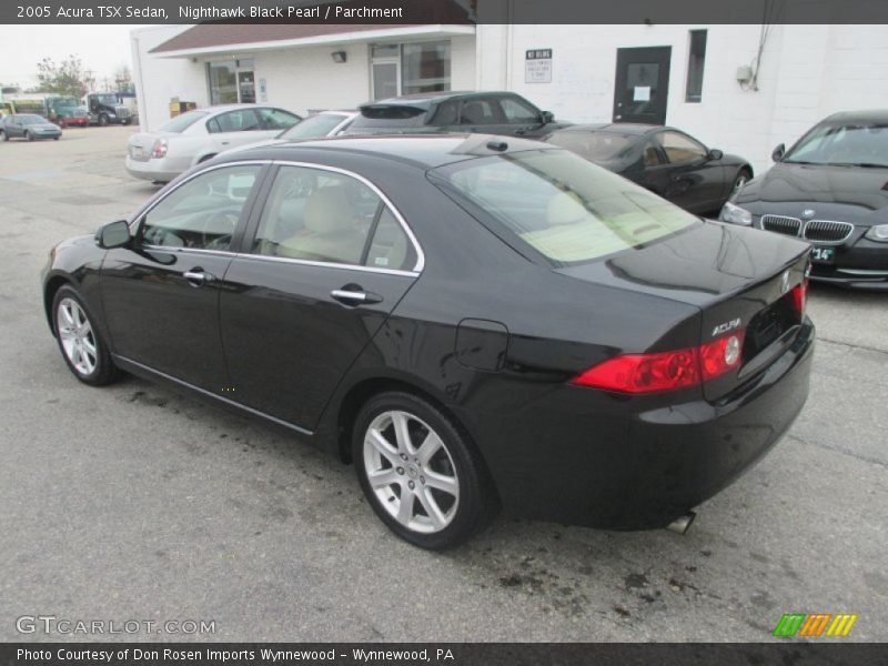 Nighthawk Black Pearl / Parchment 2005 Acura TSX Sedan