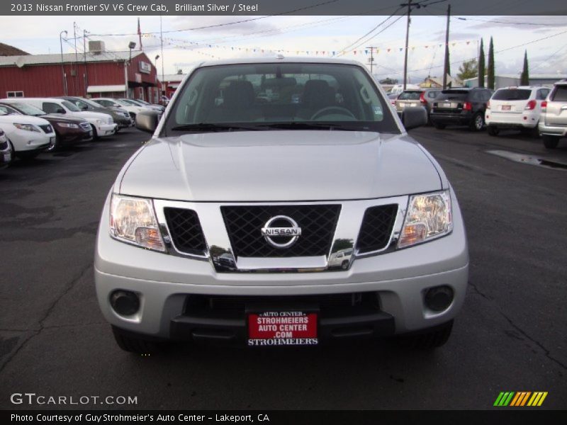 Brilliant Silver / Steel 2013 Nissan Frontier SV V6 Crew Cab