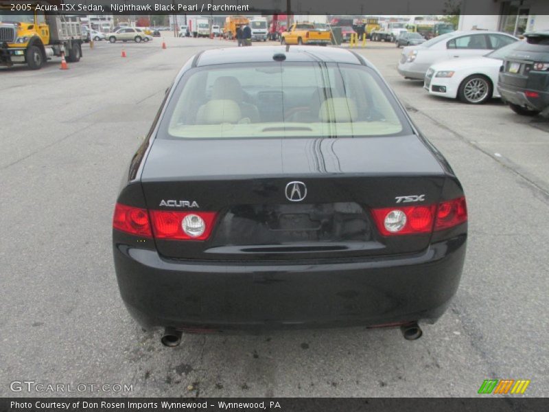 Nighthawk Black Pearl / Parchment 2005 Acura TSX Sedan