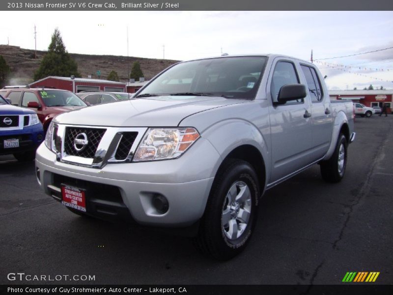 Brilliant Silver / Steel 2013 Nissan Frontier SV V6 Crew Cab