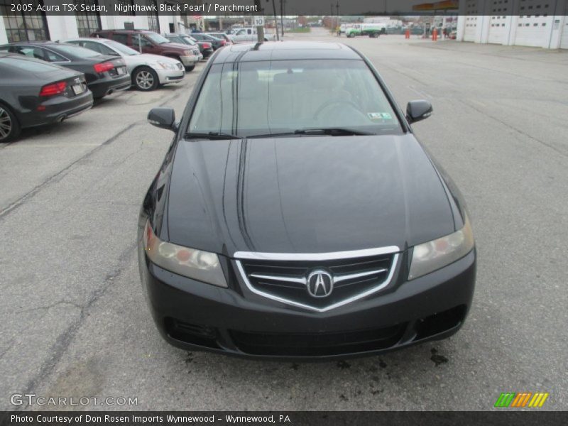 Nighthawk Black Pearl / Parchment 2005 Acura TSX Sedan
