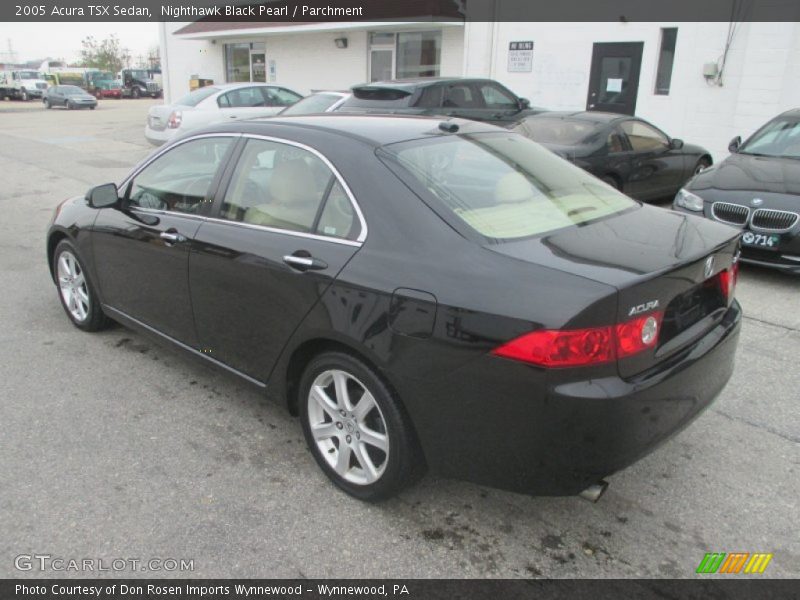 Nighthawk Black Pearl / Parchment 2005 Acura TSX Sedan