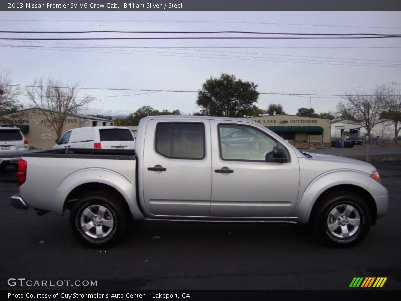 Brilliant Silver / Steel 2013 Nissan Frontier SV V6 Crew Cab