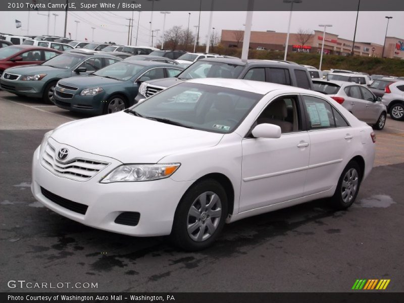 Super White / Bisque 2010 Toyota Camry LE