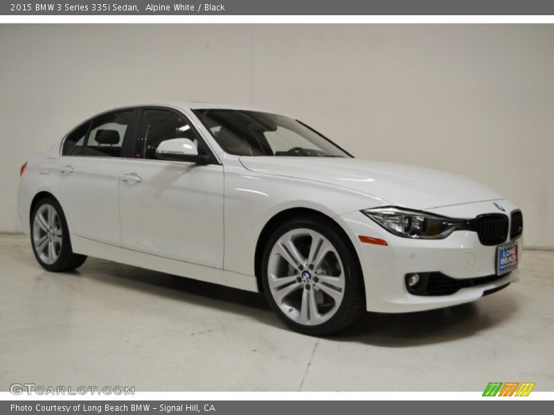 Alpine White / Black 2015 BMW 3 Series 335i Sedan