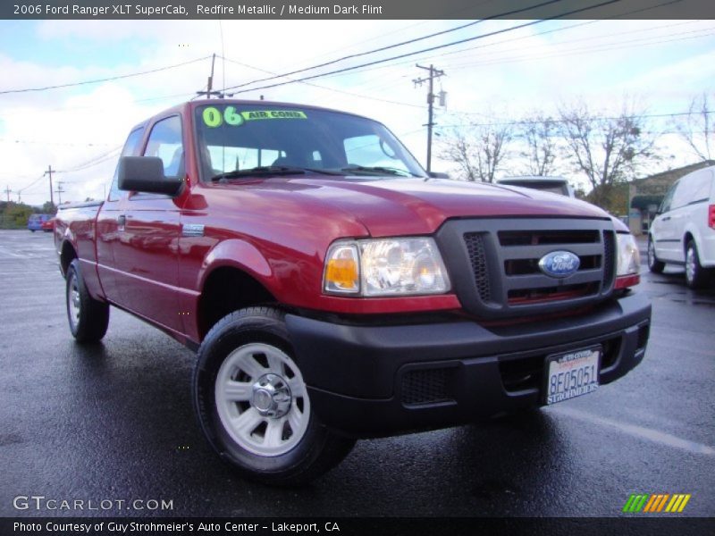 Redfire Metallic / Medium Dark Flint 2006 Ford Ranger XLT SuperCab