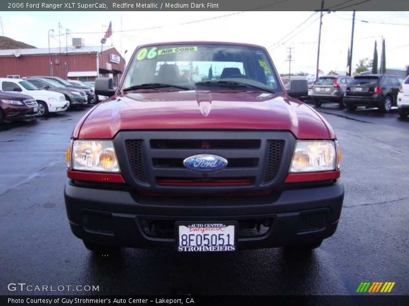 Redfire Metallic / Medium Dark Flint 2006 Ford Ranger XLT SuperCab