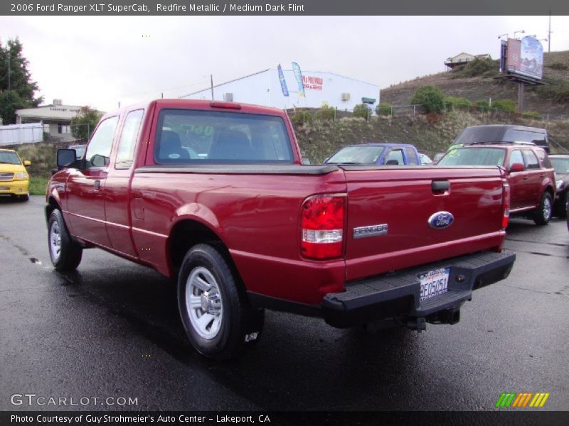 Redfire Metallic / Medium Dark Flint 2006 Ford Ranger XLT SuperCab