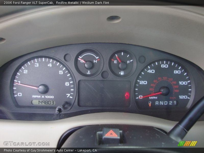 Redfire Metallic / Medium Dark Flint 2006 Ford Ranger XLT SuperCab