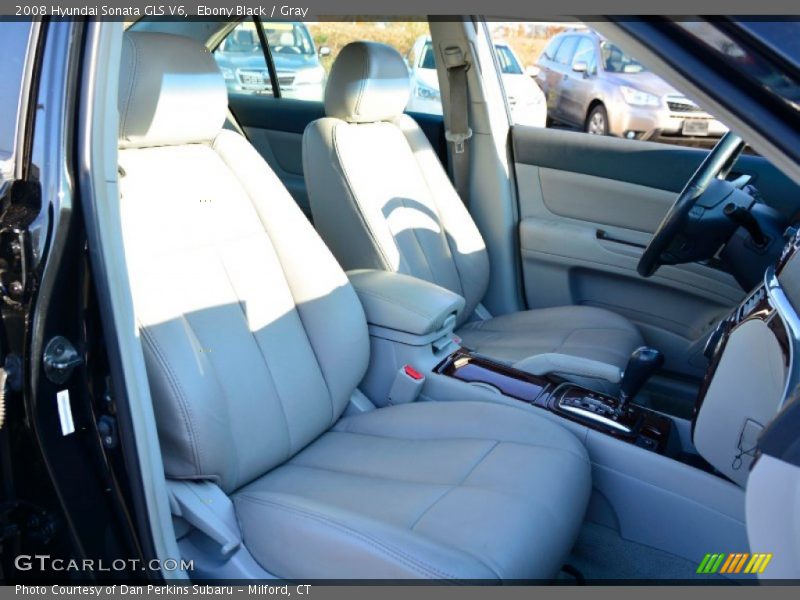 Ebony Black / Gray 2008 Hyundai Sonata GLS V6