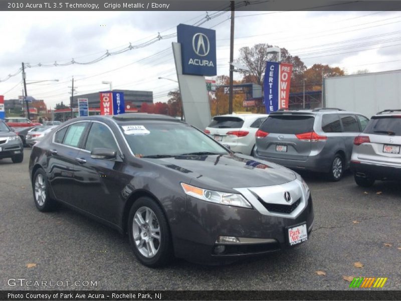 Grigio Metallic / Ebony 2010 Acura TL 3.5 Technology