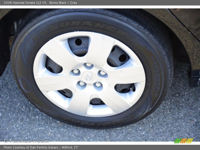 Ebony Black / Gray 2008 Hyundai Sonata GLS V6