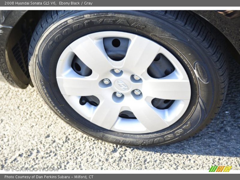 Ebony Black / Gray 2008 Hyundai Sonata GLS V6