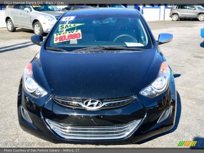 Black / Gray 2011 Hyundai Elantra GLS