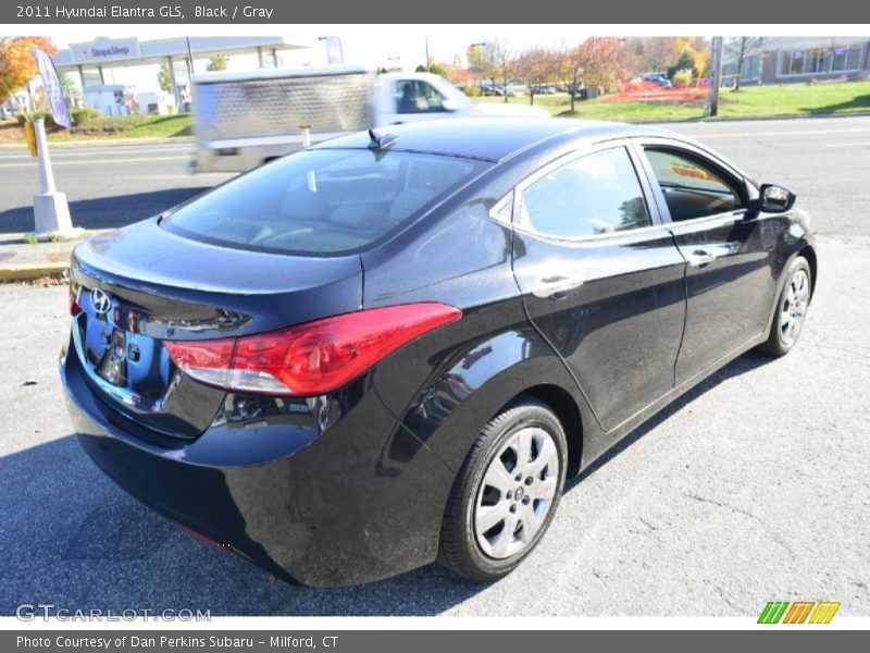 Black / Gray 2011 Hyundai Elantra GLS