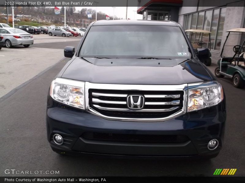 Bali Blue Pearl / Gray 2012 Honda Pilot EX 4WD