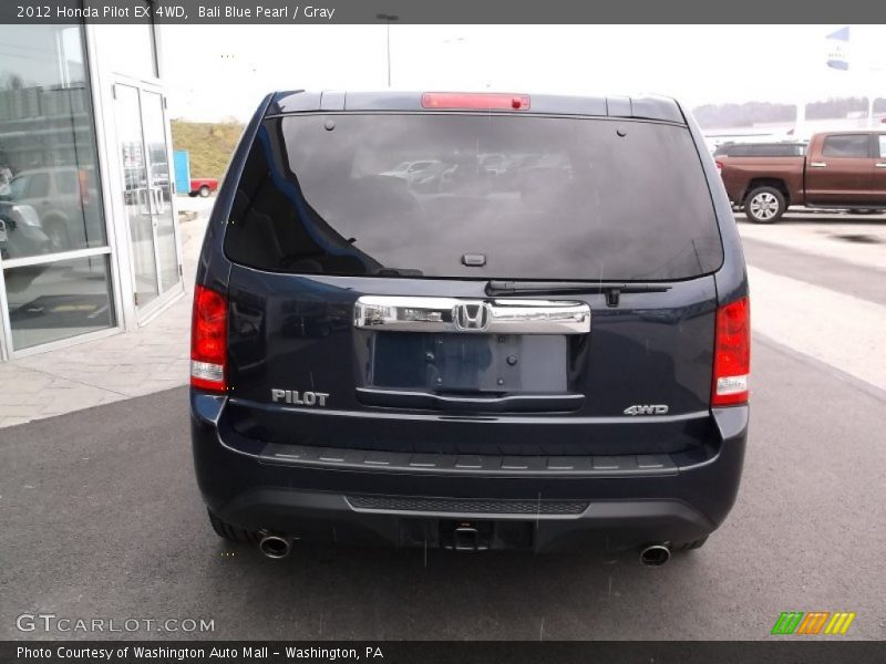 Bali Blue Pearl / Gray 2012 Honda Pilot EX 4WD