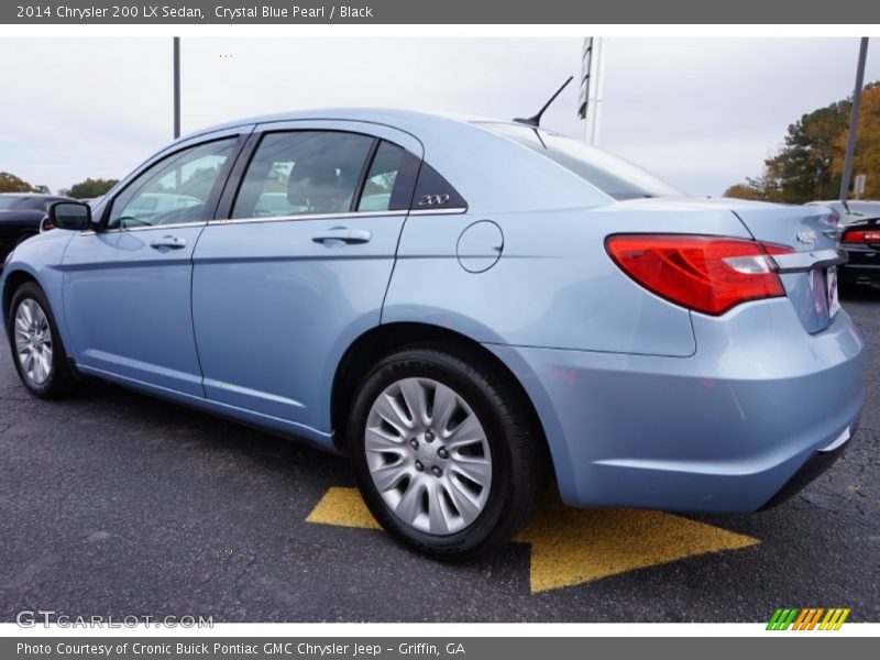 Crystal Blue Pearl / Black 2014 Chrysler 200 LX Sedan