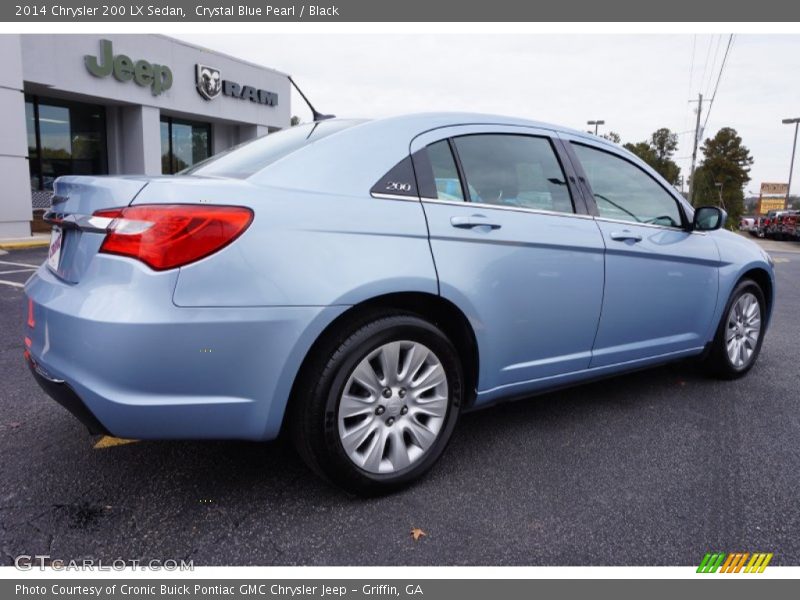 Crystal Blue Pearl / Black 2014 Chrysler 200 LX Sedan