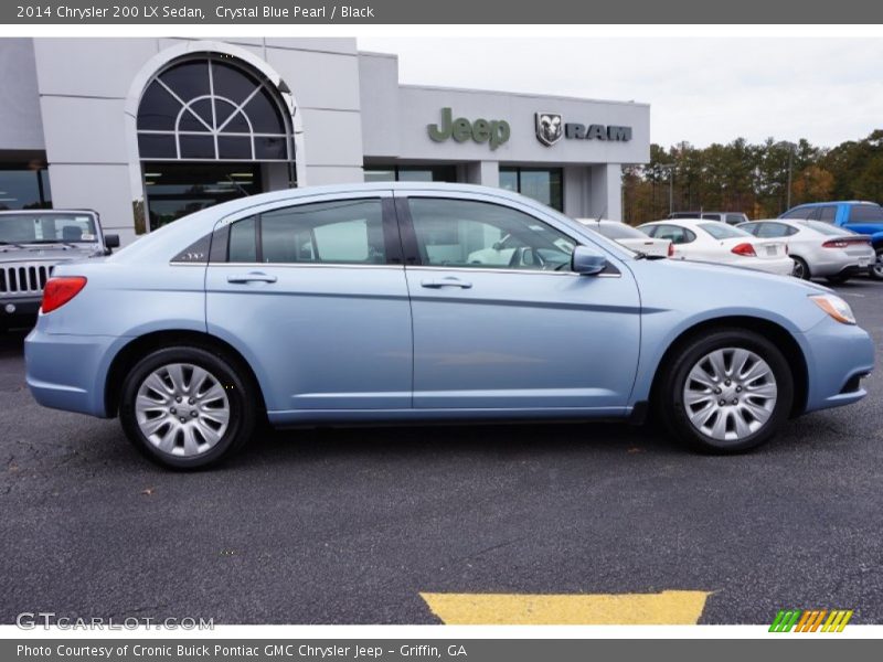 Crystal Blue Pearl / Black 2014 Chrysler 200 LX Sedan