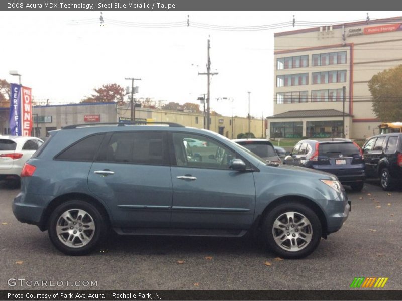 Steel Blue Metallic / Taupe 2008 Acura MDX Technology