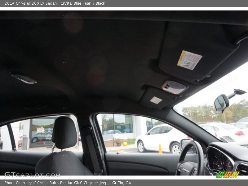 Crystal Blue Pearl / Black 2014 Chrysler 200 LX Sedan
