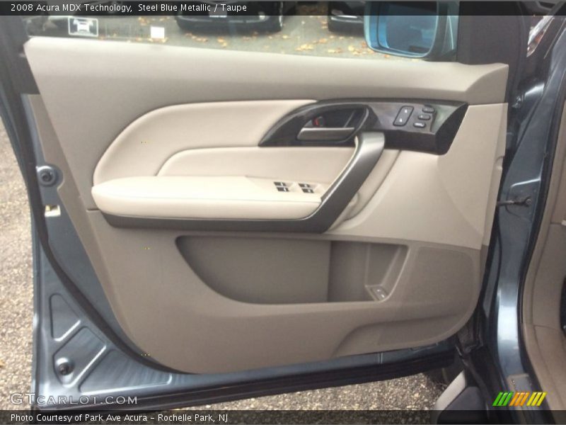 Steel Blue Metallic / Taupe 2008 Acura MDX Technology
