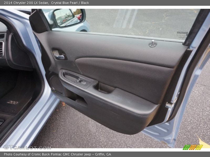 Crystal Blue Pearl / Black 2014 Chrysler 200 LX Sedan