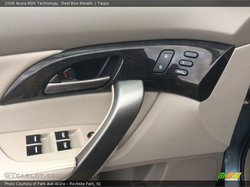 Steel Blue Metallic / Taupe 2008 Acura MDX Technology