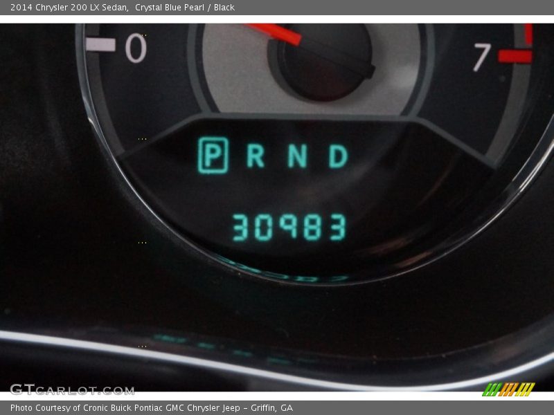 Crystal Blue Pearl / Black 2014 Chrysler 200 LX Sedan