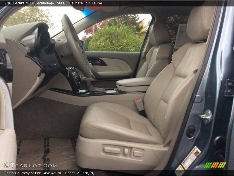 Steel Blue Metallic / Taupe 2008 Acura MDX Technology