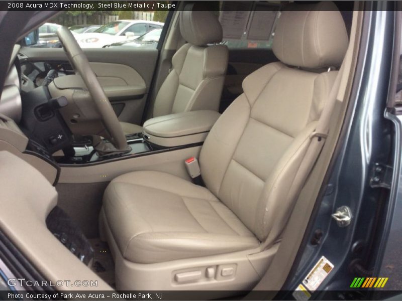 Steel Blue Metallic / Taupe 2008 Acura MDX Technology
