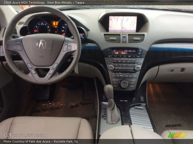 Steel Blue Metallic / Taupe 2008 Acura MDX Technology