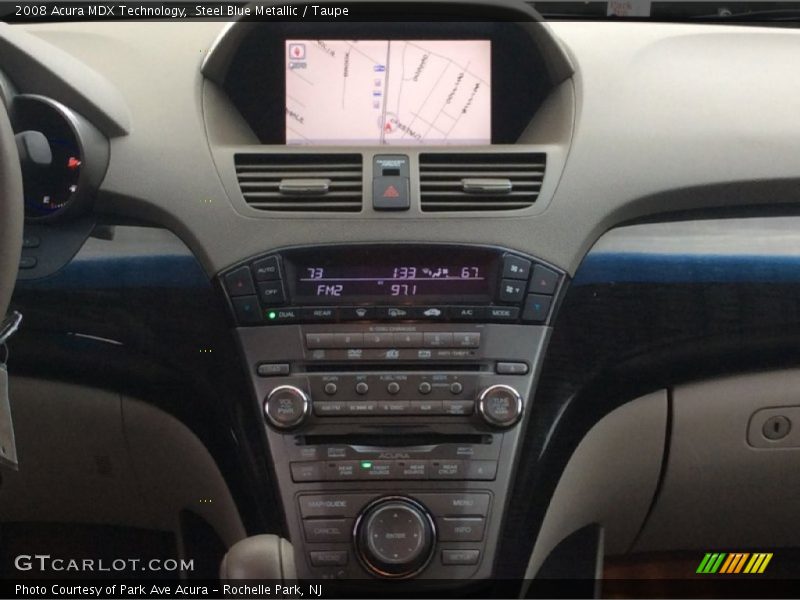 Steel Blue Metallic / Taupe 2008 Acura MDX Technology