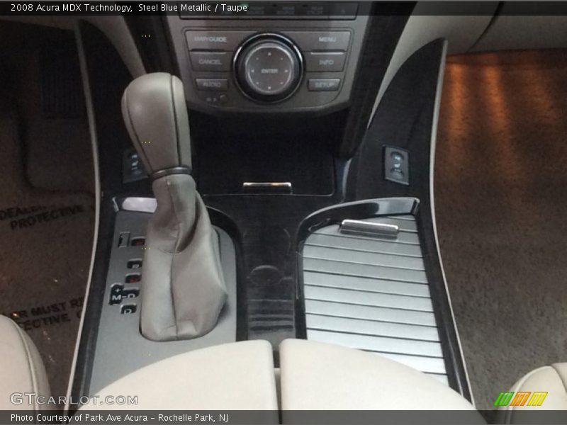 Steel Blue Metallic / Taupe 2008 Acura MDX Technology