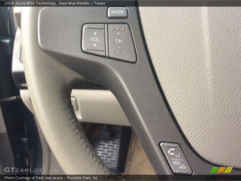 Steel Blue Metallic / Taupe 2008 Acura MDX Technology