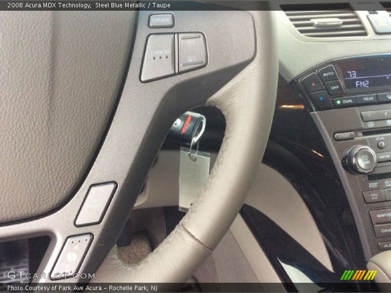 Steel Blue Metallic / Taupe 2008 Acura MDX Technology