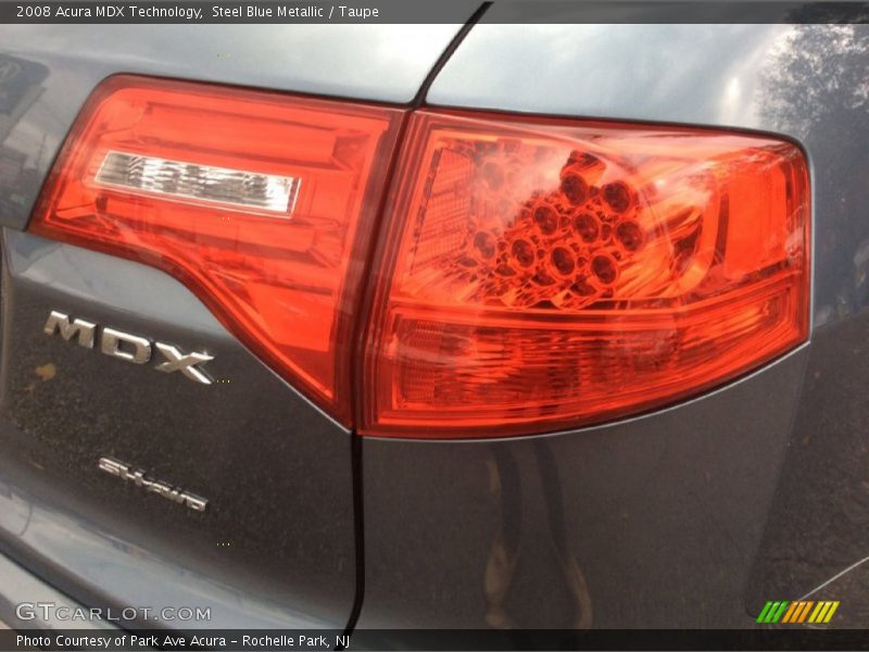 Steel Blue Metallic / Taupe 2008 Acura MDX Technology